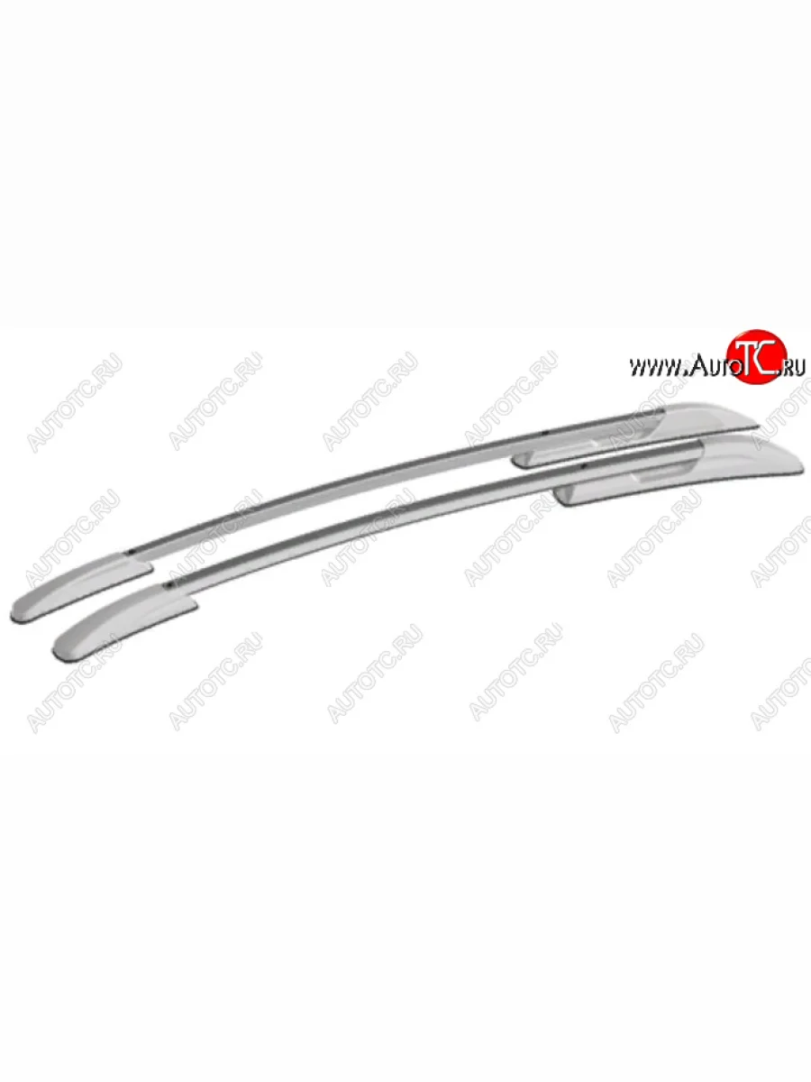 Рейлинги АПС Лада ВАЗ XRAY (2016-2022) (Серебристые без поперечин)  в Самаре Самарской области