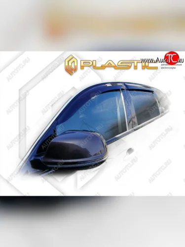 Дефлектора окон CA-Plastic (Classic полупрозрачный) Zotye Coupa B11F (2019-2021)