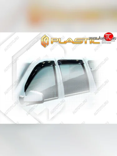 Дефлектора окон CA-Plastic (Classic полупрозрачный) Лада ВАЗ Ларгус рестайлинг R90 (2021-2025)