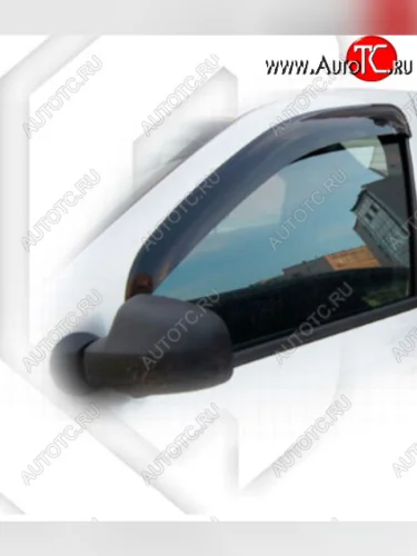 Дефлектора окон (фургон) CA-Plastic (Classic полупрозрачный) Лада ВАЗ Ларгус дорестайлинг R90 (2012-2021)