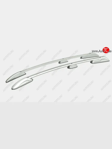 Рейлинги АПС (Серебристые без поперечин ) Mazda 3/Axela  BK (2003-2009) дорестайлинг, хэтчбэк, рестайлинг, хэтчбэк