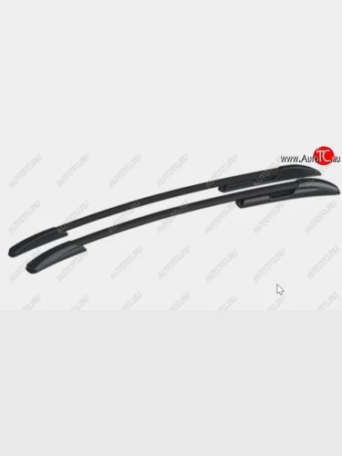 Рейлинги крыши АПС (Черные, поперечины серые, крепление скоба, L1300) Mazda CX-5  KF (2016-2025)