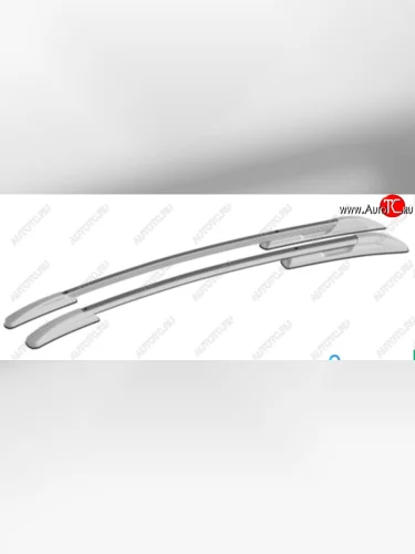 Рейлинги крыши АПС (Серебристые, поперечины серые, крепление скоба, L1300) Mazda CX-5  KF (2016-2025)