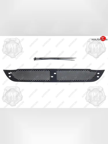 Защитная сетка и заглушка решетки радиатора Русская Артель (Поверхность текстурная) Ford Transit (2014-2022) цельнометаллический фургон