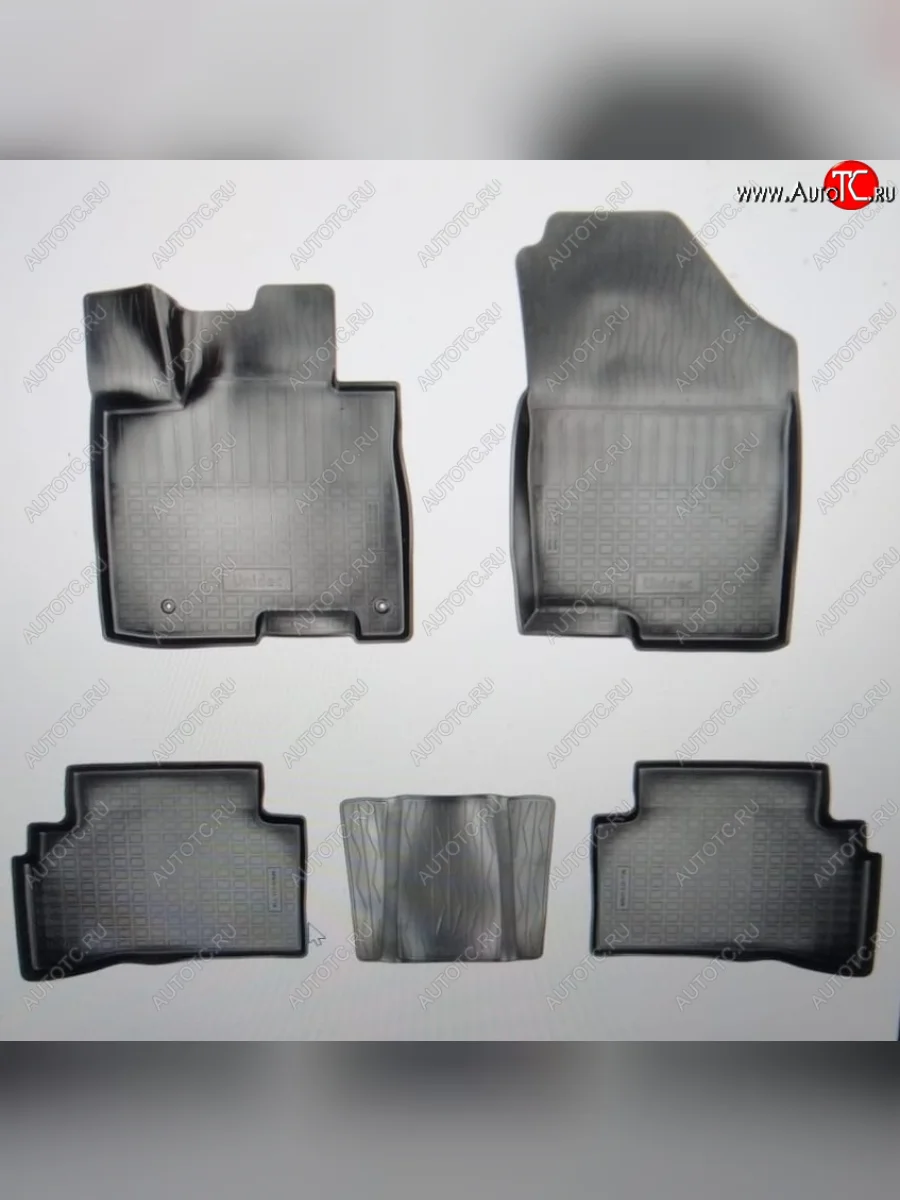 Коврики салона (евро, короткая база) Norplast Unidec Hyundai Tucson NX4 (2020-2022) (цвет: черный)  в Керчи Республика Крым