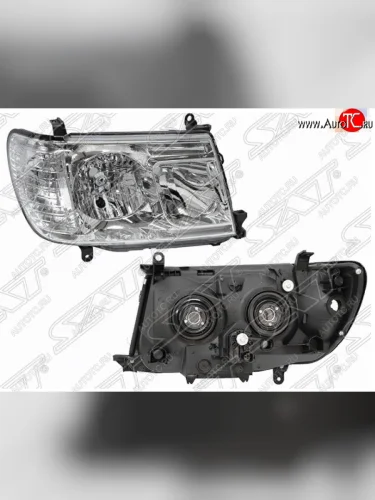 Передняя правая фара (галоген, электрокорректор) SAT Toyota Land Cruiser 10 100 2-ой рестайлинг (2005-2007)
