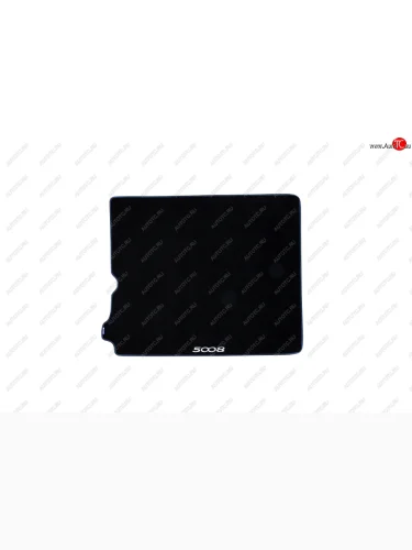 Ковер в багажник (текстиль) Klever (Чёрный) Peugeot 5008 ( T8,  T87) (2009-2025) дорестайлинг, рестайлинг