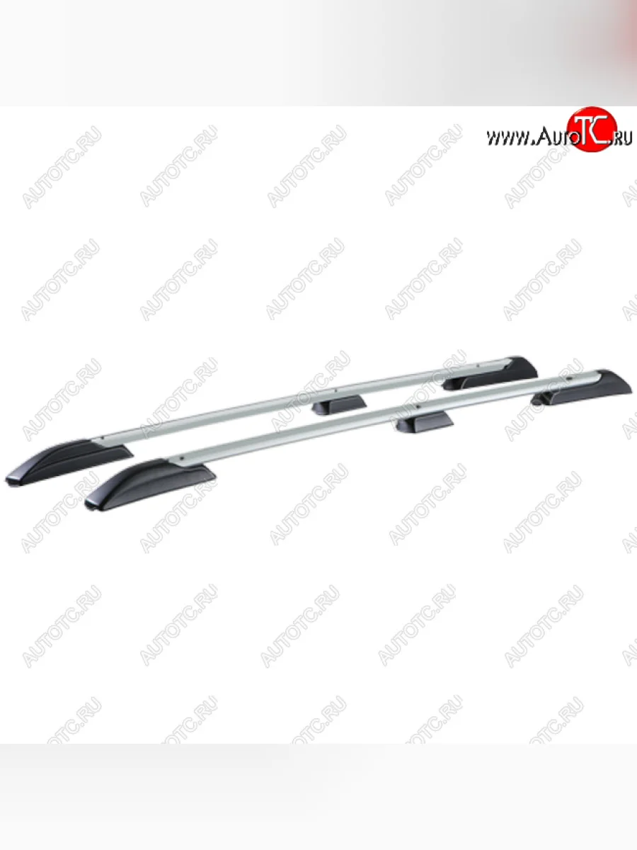 Рейлинги АПС  Toyota Land Cruiser Prado (2009-2025) J150 (Черно-серые, без поперечин)  в Самаре Самарской области