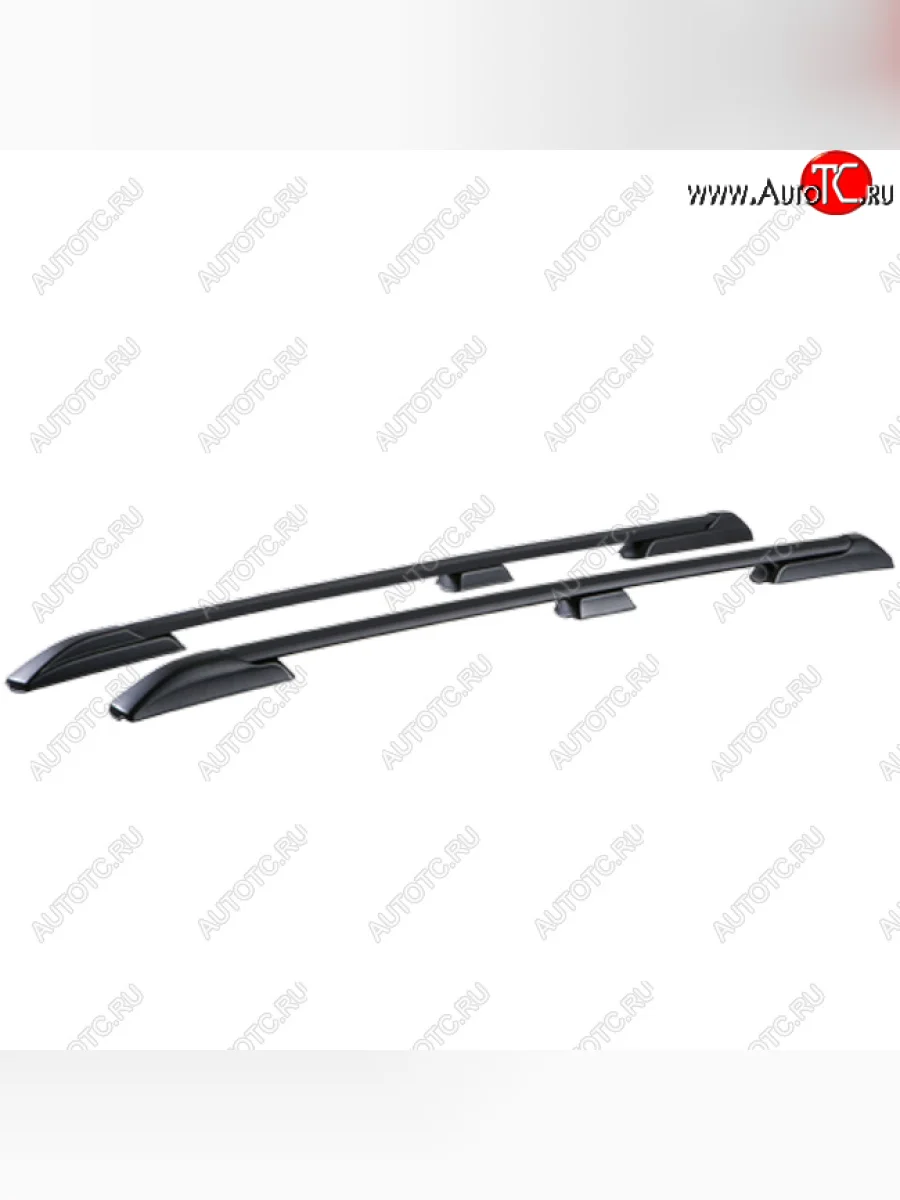 Рейлинги АПС  Toyota Land Cruiser Prado (2009-2025) J150 (Черные, без поперечин)  в Самаре Самарской области