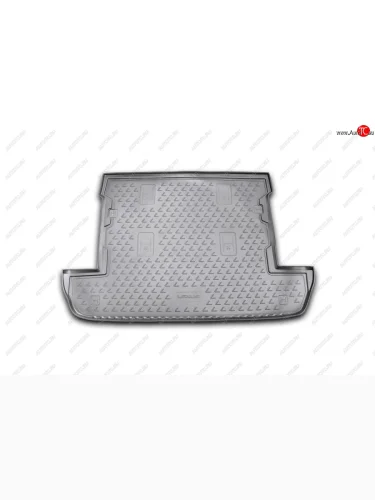 Коврик багажника (полиуретан, 7 мест серый) Element Lexus LX570  J200 (2007-2022) дорестайлинг, 1-ый рестайлинг, 2-ой рестайлинг (Серый)