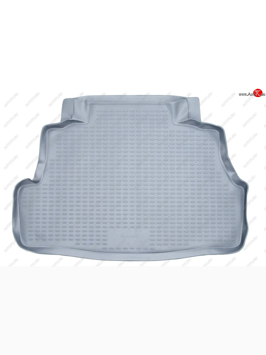 Коврик багажника (полиуретан) Element Nissan Almera Classic B10 седан (2006-2013) (Серый)  в Керчи Республика Крым