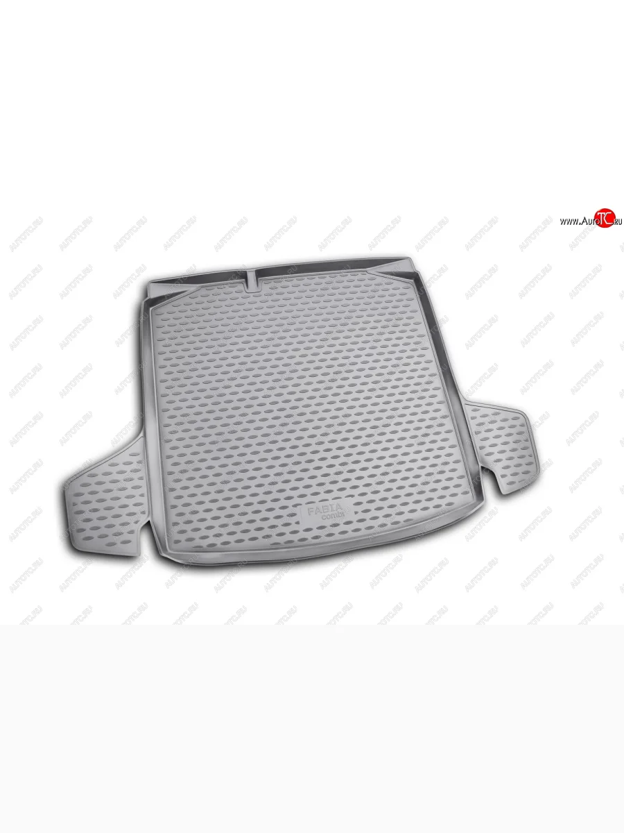 Коврик багажника (полиуретан) Element Skoda Fabia Mk2 универсал рестайлинг (2010-2014) (Серый)  с доставкой в г. Керчь