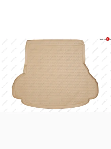 Коврик багажника (полиуретан) Element (Бежевый) Toyota Avensis  T270 седан (2008-2018) дорестайлинг, 1-ый рестайлинг, 2-ой рестайлинг