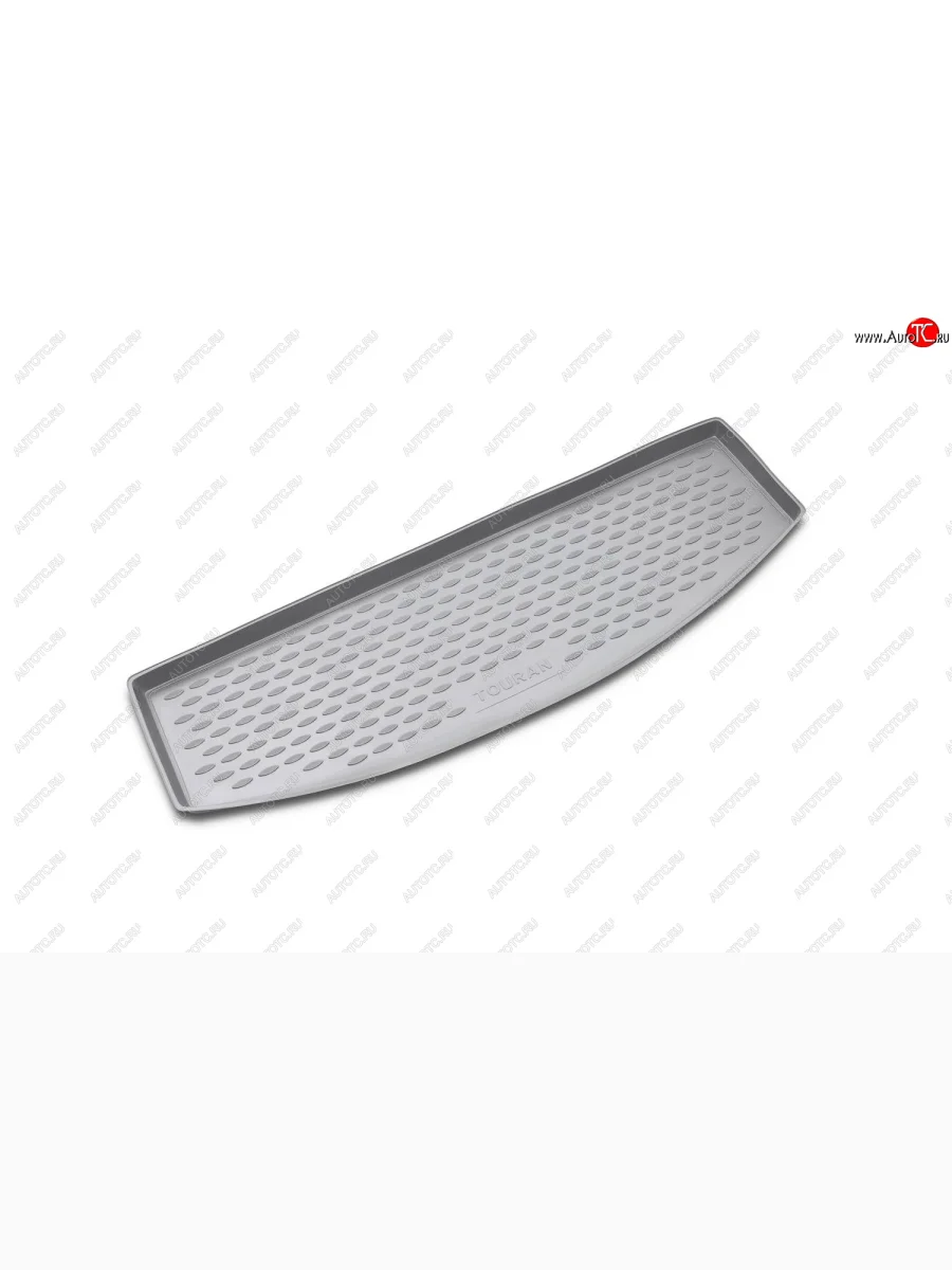 Короткий коврик в багажник (полиуретан) Element  Volkswagen Touran (2003-2015) 1T (Серый)  в Перми Пермском крае