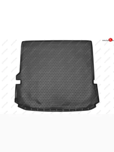 Коврик багажника (полиуретан, длинный) Element Toyota Highlander  XU70 (2020-2025) (Чёрный)
