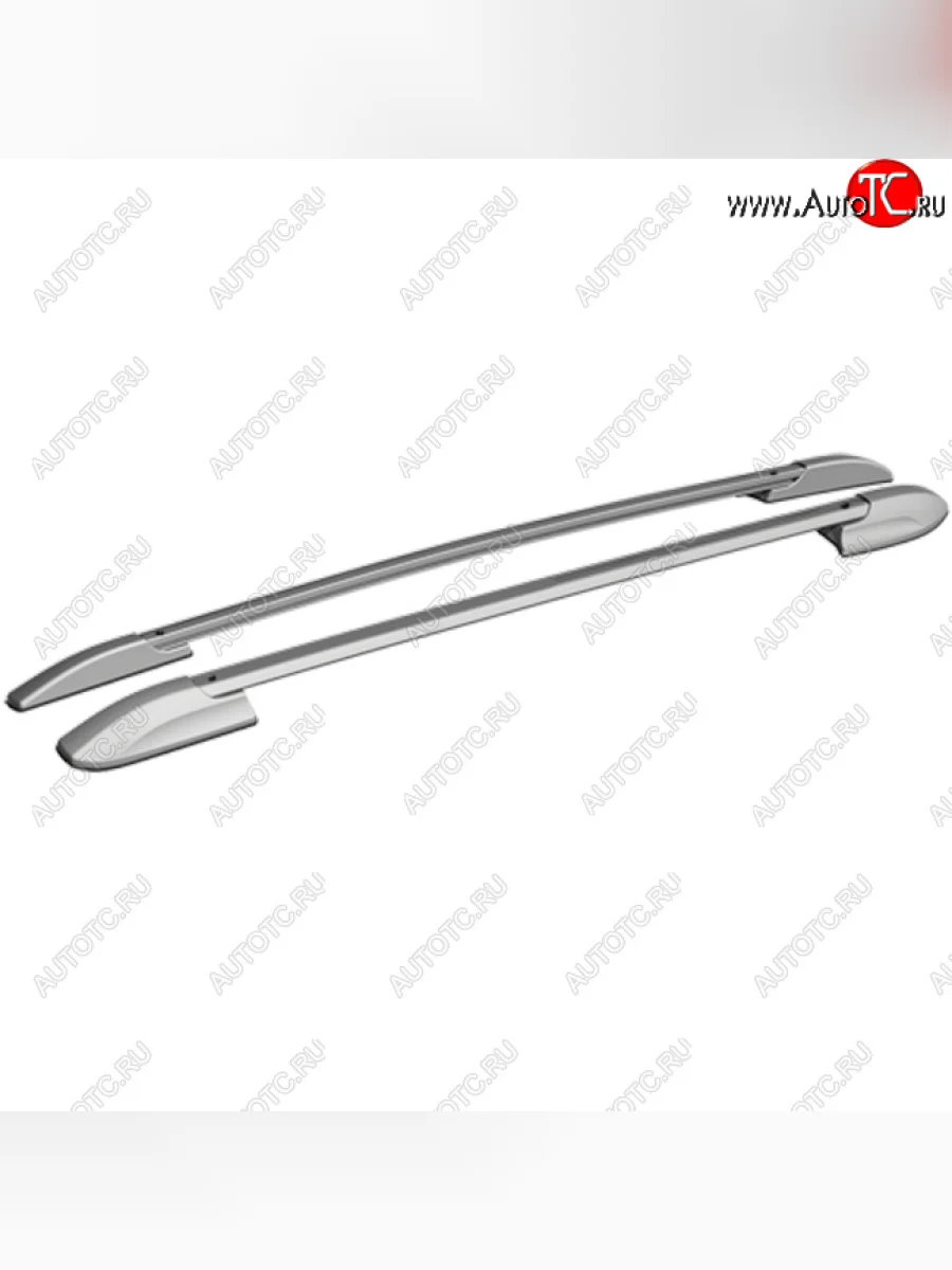 Комплект рейлингов АПС  Toyota Highlander (2013-2020) XU50 (Серебристые, без поперечин)  с доставкой в г. Керчь