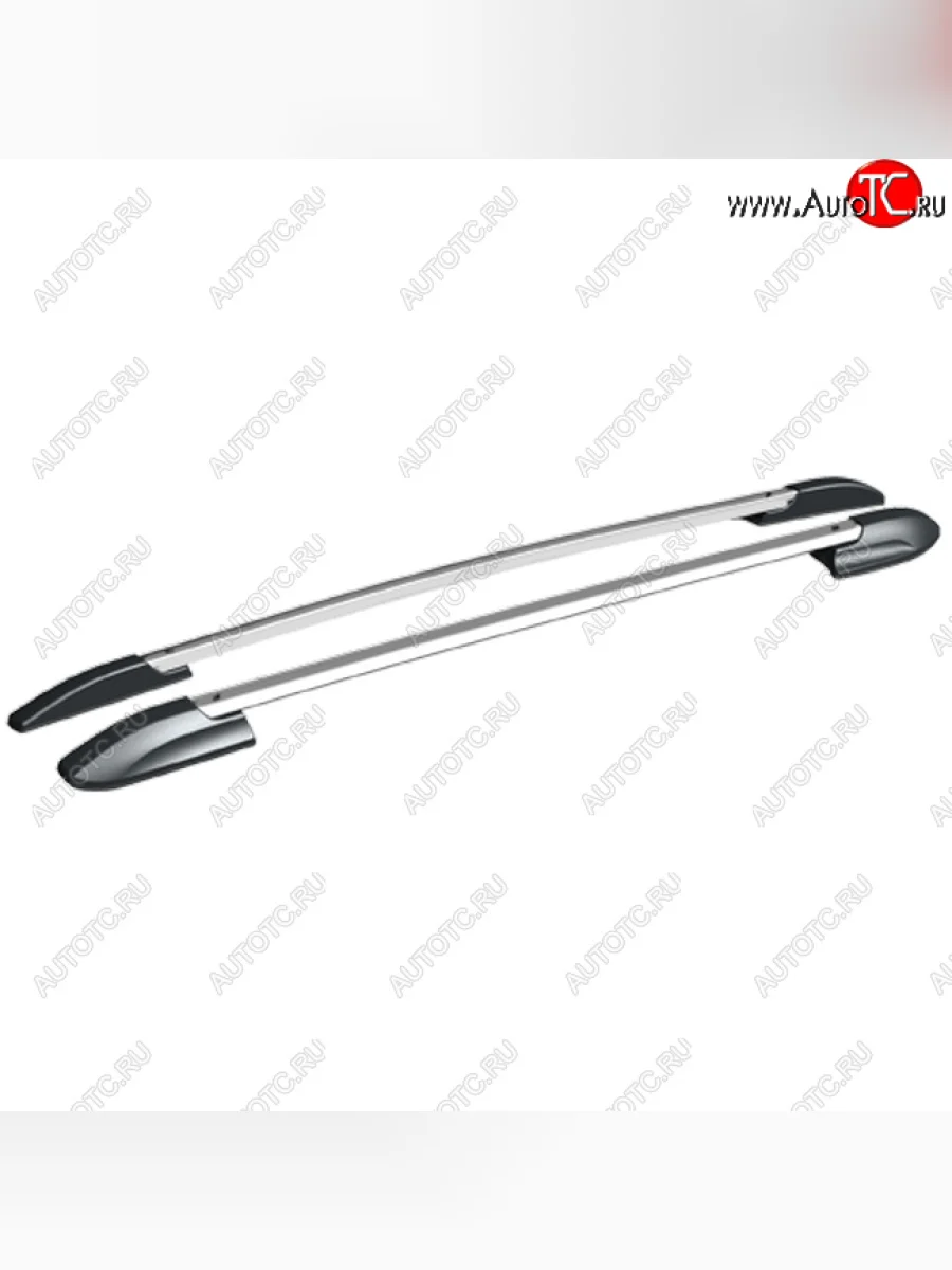 Рейлинги АПС Volkswagen Amarok дорестайлинг (2009-2016) (Черно-серые, без поперечин)  в Воронеже Воронежской области