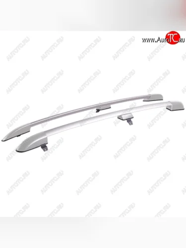 Рейлинги крыши АПС (Серебристые, без поперечин) Chevrolet Niva 2123 рестайлинг (2009-2020)