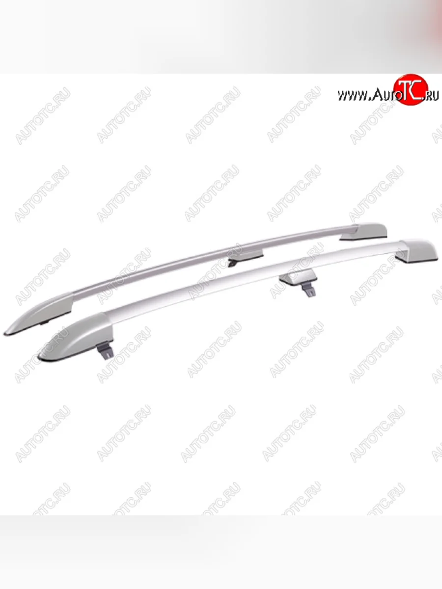 Рейлинги крыши АПС Chevrolet Niva 2123 рестайлинг (2009-2020) (Серебристые, без поперечин)  в Самаре Самарской области