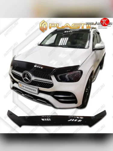 Дефлектор капота (exclusive) CA-Plastic (Classic чёрный) Mercedes-Benz GLE class W167 (2018-2025)