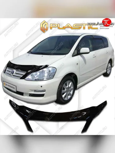 Дефлектор капота CA-Plastic exclusive (серия Classic чёрный) Toyota Ipsum  ACM20 (2003-2009) рестайлинг