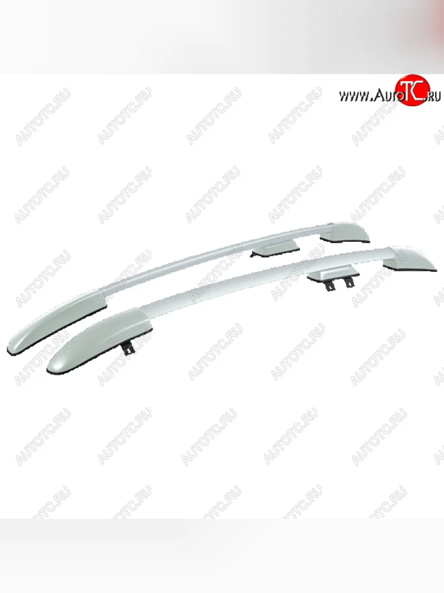 Рейлинги АПС Renault Logan 2 дорестайлинг (2014-2018) (Серебристые, без поперечин)  в Воронеже Воронежской области