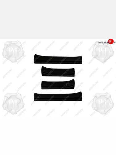 Накладки на внутренние пороги дверей (4 шт) Русская Артель (Поверхность текстурная) Mazda CX-5 KF (2016-2025)