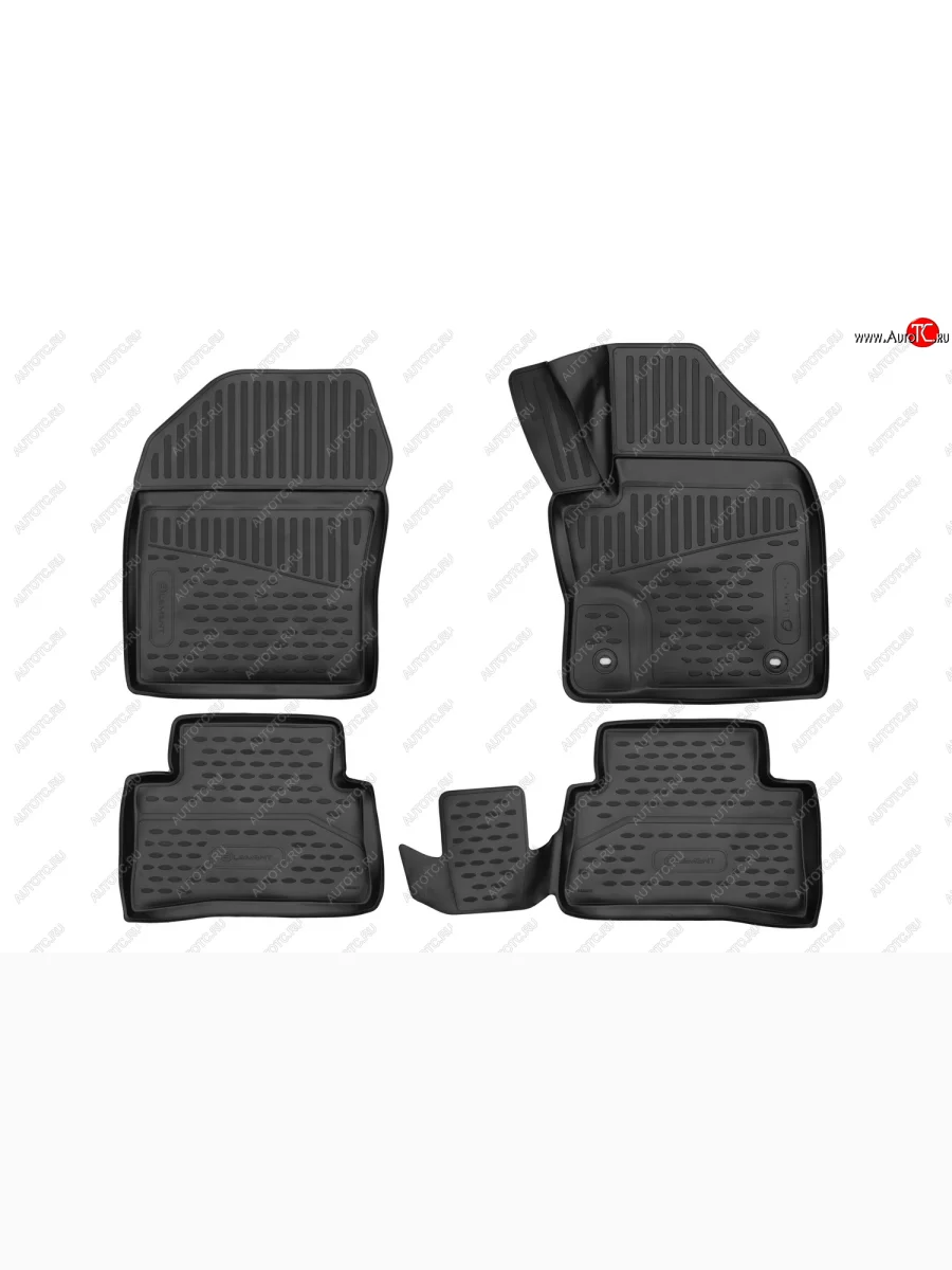 Коврики салона (полиуретан, правый руль) Element 3D  Toyota C-HR (2019-2025) NGX10, ZGX10  в Перми Пермском крае