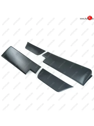 Накладки на двери и боковины (сдвоенная кабина) Автостайл (Поверхность текстурная) ГАЗ ГАЗель ( 3302,  3302,Бизнес) (1994-2025) дорестайлинг шасси, 1-ый рестайлинг бортовой , 2-ой рестайлинг шасси