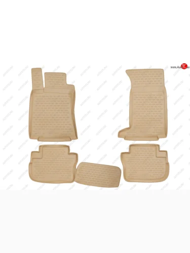 Коврик багажника (полиуретан) Element (Бежевые) Cadillac CTS седан (2007-2013)