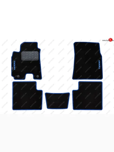 Коврики салона (текстиль) Element (Чёрные) Chery Tiggo 3 (2014-2020)