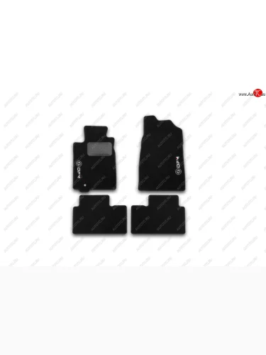 Коврики салона (текстиль) Klever Standart (Чёрные) Dong Feng AX7 (2014-2017)