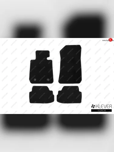 Коврики салона (текстиль) Klever Econom (Чёрные) BMW X1 E84 (2009-2015)