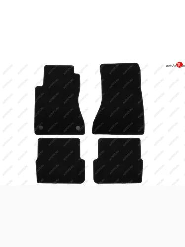 Коврики салона (текстиль) Klever Econom (Чёрные) Cadillac CTS  седан (2002-2007)