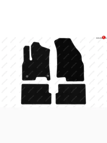 Коврики салона (текстиль) Klever Econom (Чёрные) Chery Tiggo 7 PRO (2019-2025)