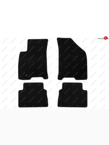 Коврики салона (текстиль) Klever Econom (Чёрные) Chevrolet Lacetti хэтчбек (2002-2013)