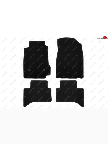 Коврики салона (текстиль) Klever Econom (Чёрные) Chevrolet Trailblazer GM800 дорестайлинг (2012-2016)
