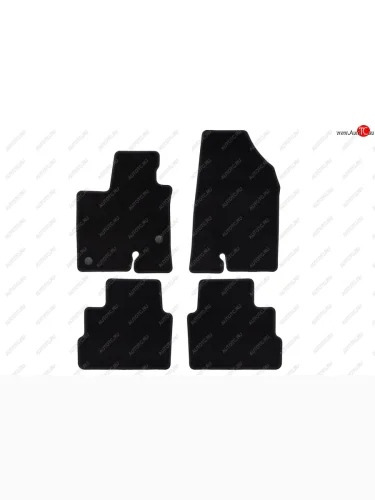 Коврики салона (текстиль) Klever Econom (Чёрные) Haval Dargo (2022-2025)