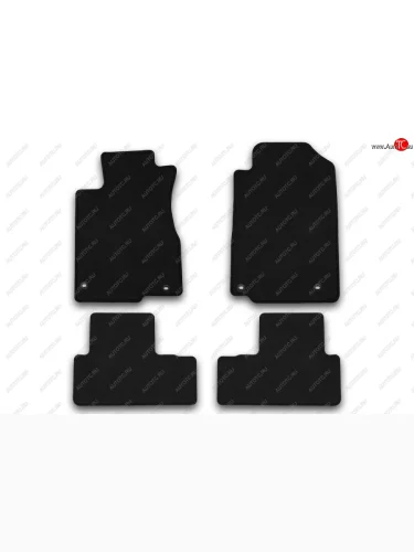 Коврики салона (текстиль) Klever Econom (Чёрные) Honda CR-V RM1,RM3,RM4 дорестайлинг (2012-2015)