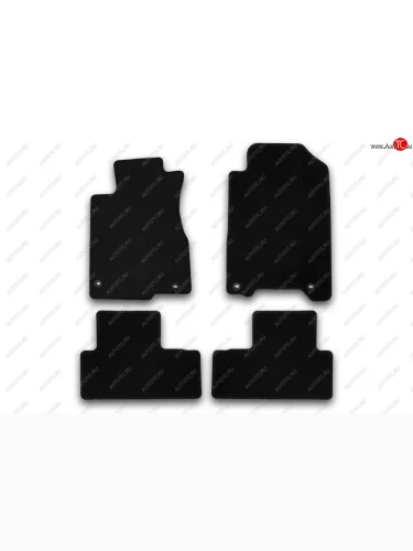 Коврики салона (под сабвуфер, текстиль) Klever Econom (Чёрные) Honda CR-V RM1,RM3,RM4 дорестайлинг (2012-2015)