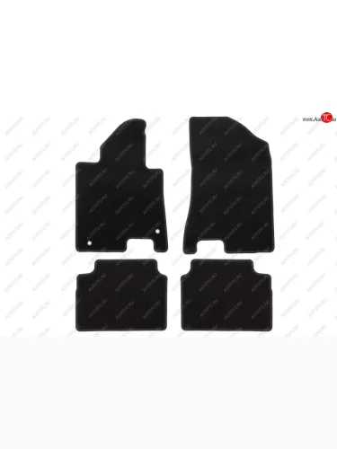 Коврики салона (текстиль) Klever Econom (Чёрные) KIA K5 DL (2019-2022)