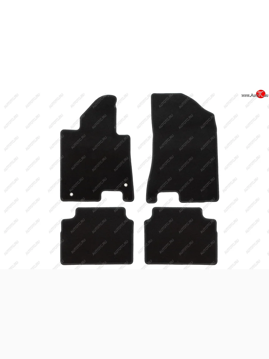 Коврики салона (текстиль) Klever Econom KIA K5 DL (2019-2022) (Чёрные)  в Самаре Самарской области