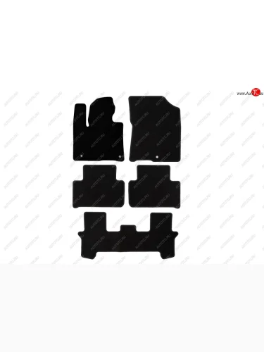 Коврики салона (текстиль) Klever Econom (Чёрные) KIA Sorento MQ4 (2020-2022)