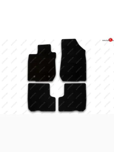 Коврики салона (текстиль) Klever Econom (Чёрные) Лада ВАЗ Ларгус рестайлинг R90 (2021-2025)