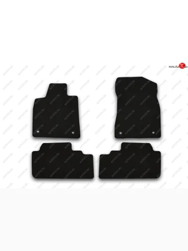 Коврики салона (текстиль) Klever Econom (Чёрные) Lexus RX350L AL20 рестайлинг (2019-2022)