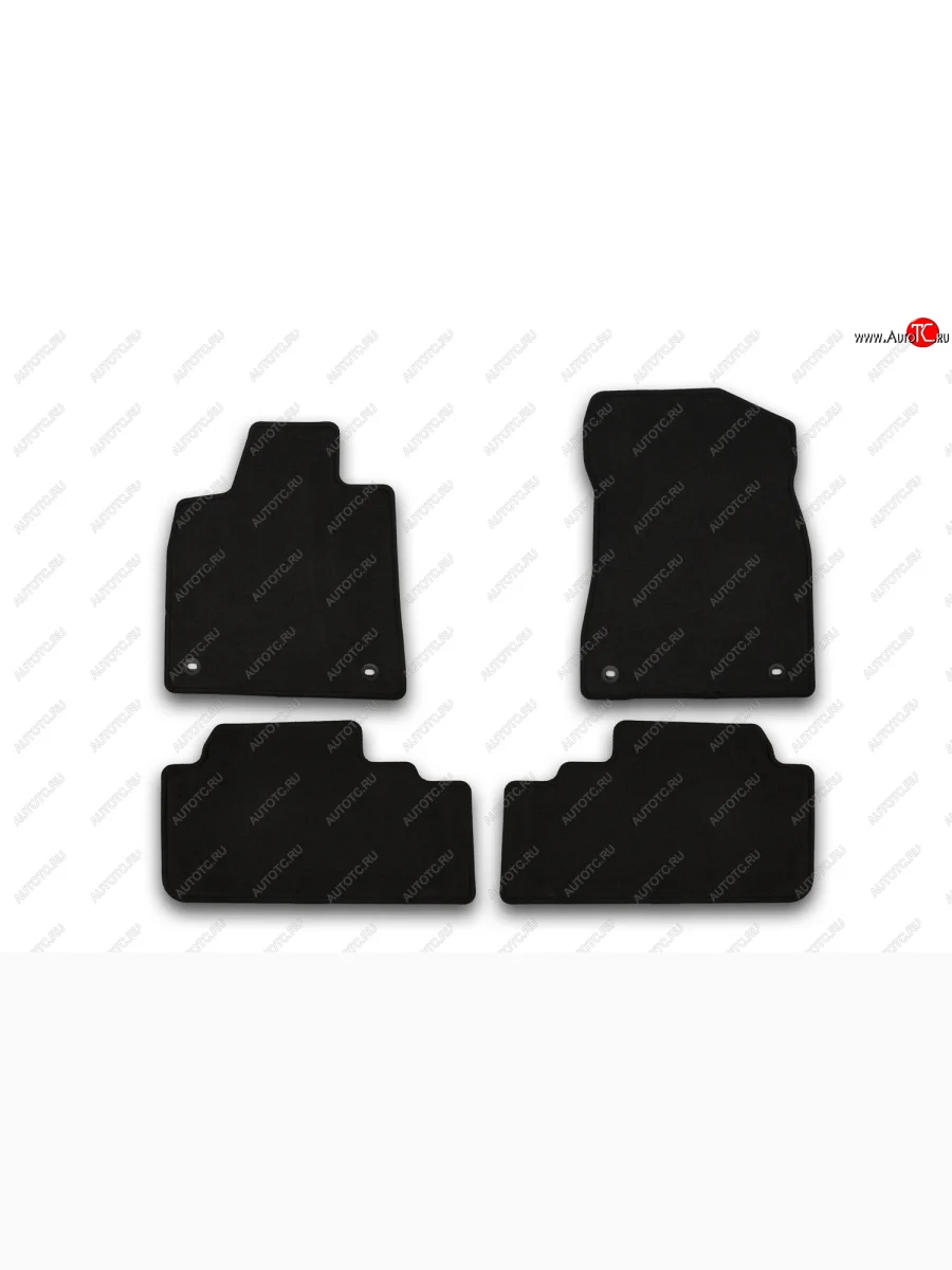 Коврики салона (текстиль) Klever Econom Lexus RX350L AL20 рестайлинг (2019-2022) (Чёрные)  в Перми Пермском крае