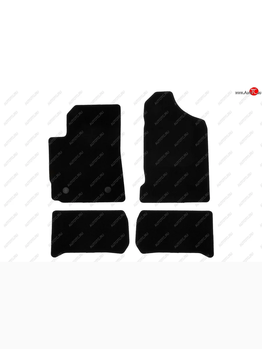 Коврики салона (текстиль) Klever Econom  Lifan Myway (2016-2025) (Чёрные)  в Керчи Республика Крым