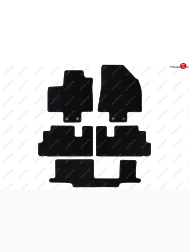 Коврики салона (текстиль) Klever Econom (Чёрные) INFINITI QX60  L51 (2021-2025)