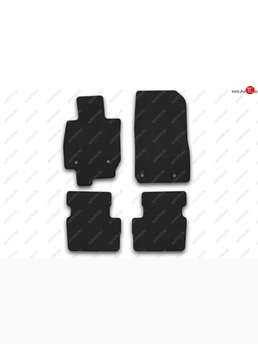 Коврики салона (текстиль) Klever Econom Mazda CX-3 DK рестайлинг (2018-2025) (Чёрные)  с доставкой в г. Пермь