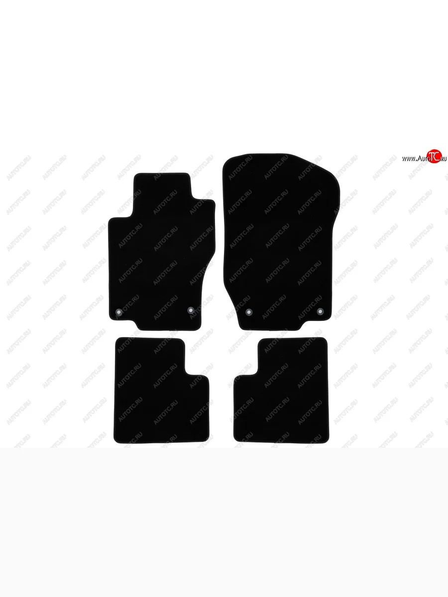 Коврики салона (текстиль) Klever Econom Mercedes-Benz ML class W164 дорестайлинг (2005-2008) (Чёрные)  в Керчи Республика Крым